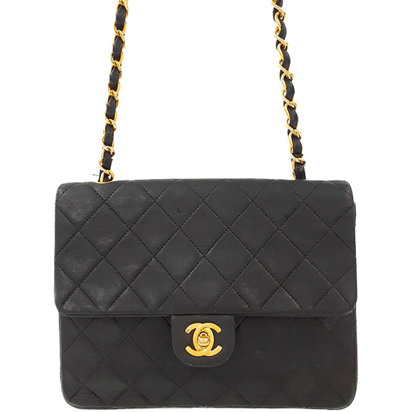 Chanel Matelasse Chain Shoulder Bag Black - Picture 1 of 9